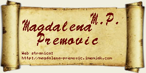 Magdalena Premović vizit kartica